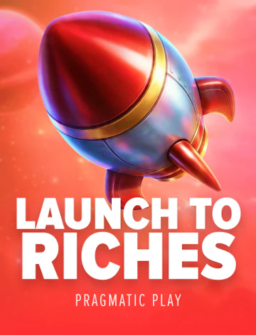 Juego Launch to Riches con estética de despegue y recompensas premium.